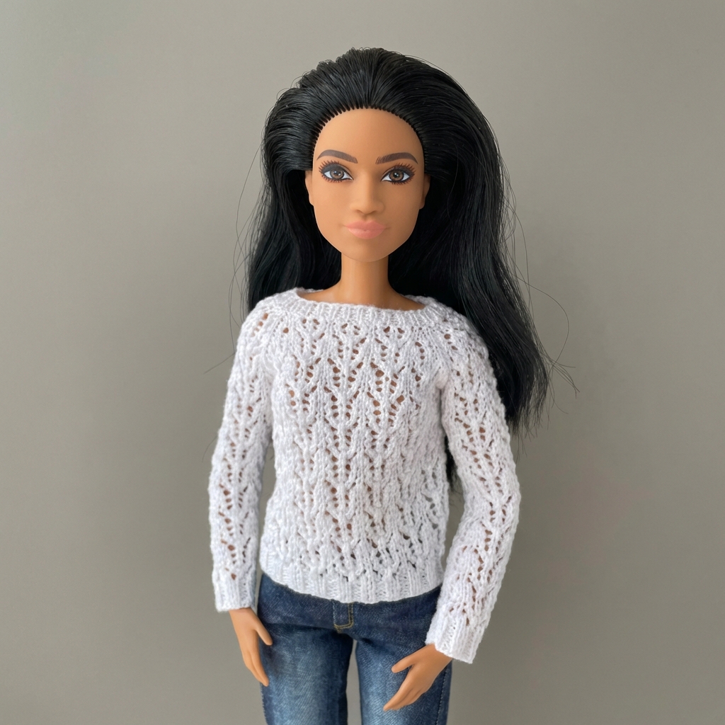 МК. Джемпер «Весеннее кружево»