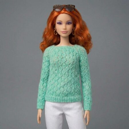 МК. Джемпер «Ажурные ромбы»