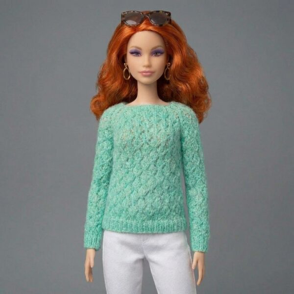 МК. Джемпер «Ажурные ромбы»