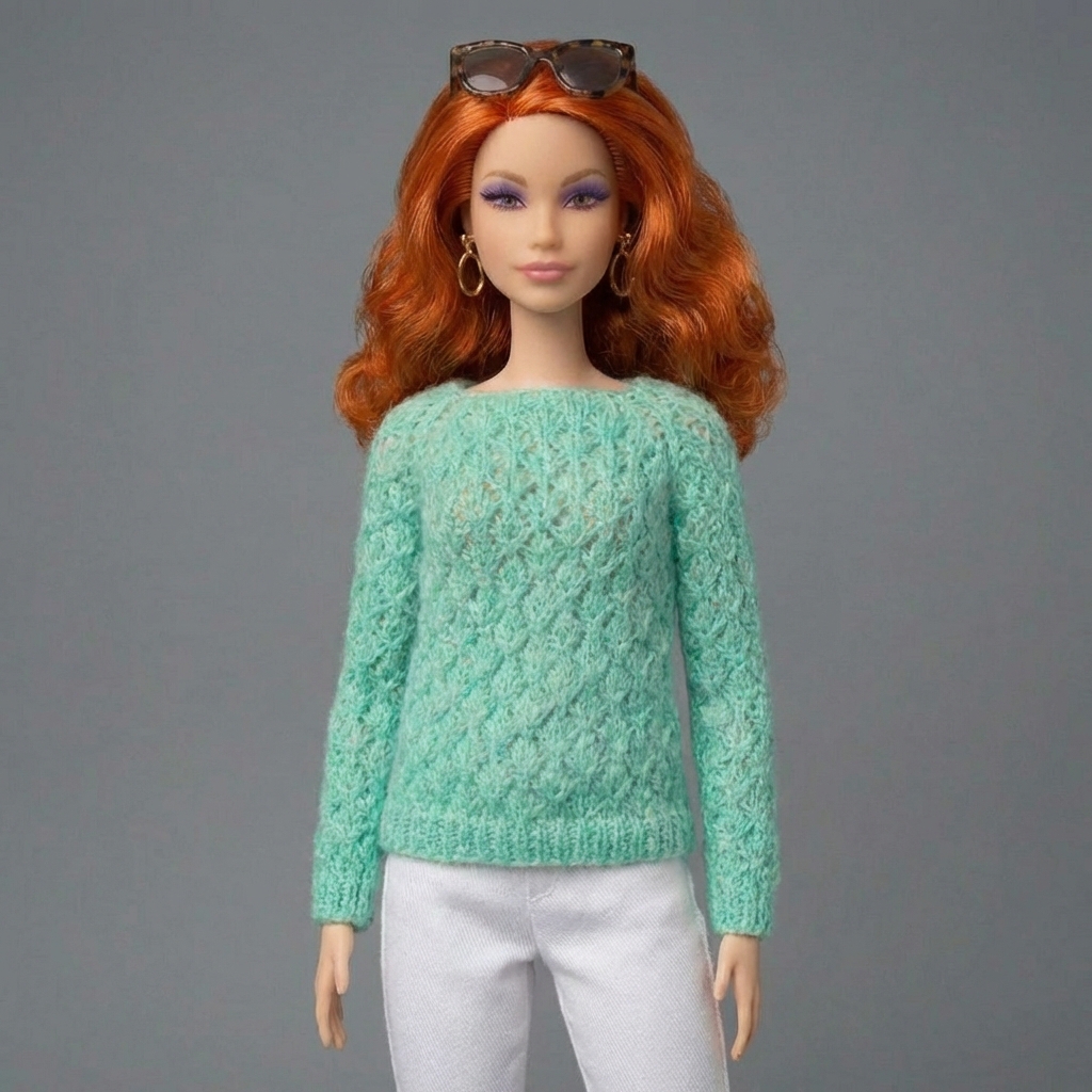 МК. Джемпер «Ажурные ромбы»