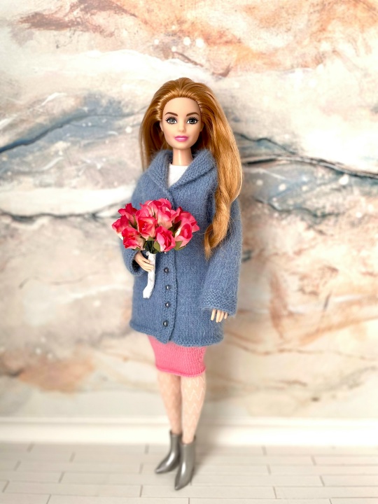 МК. Пальто для Барби-пышки.