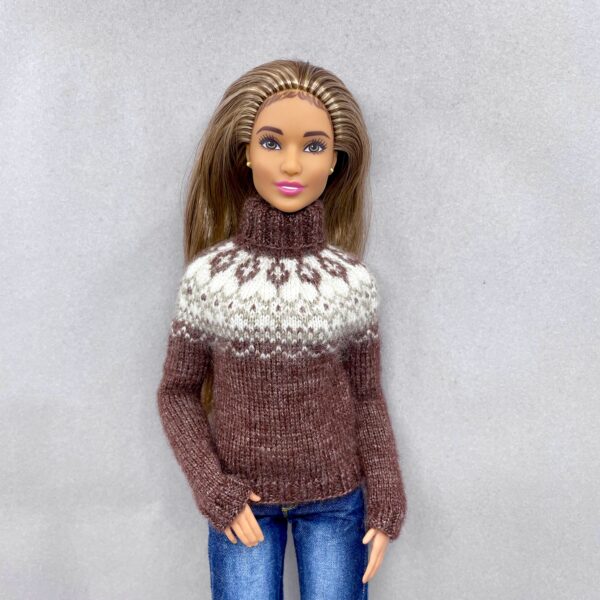 МК. Свитер «Норвежский» для Барби