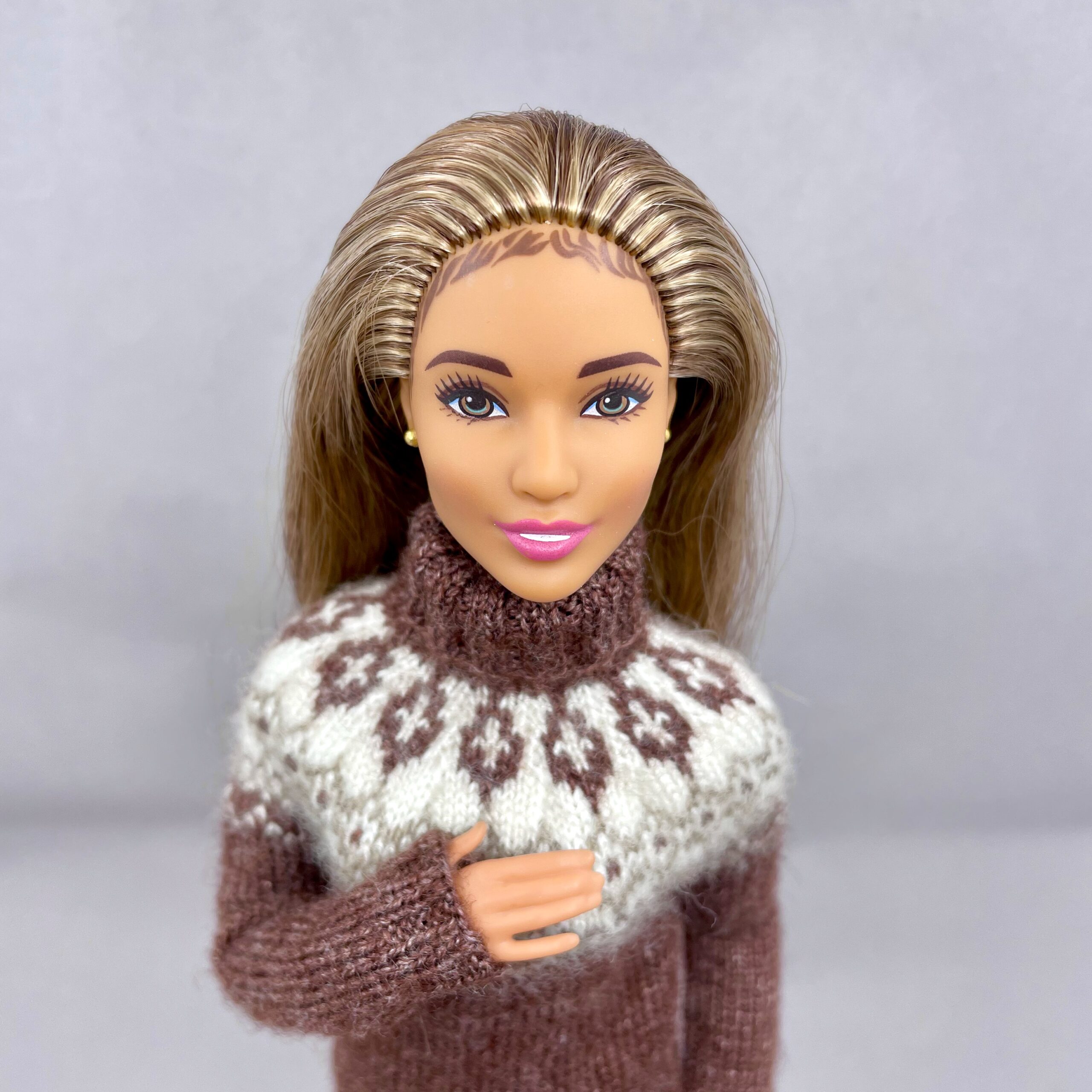 МК. Свитер «Норвежский» для Барби — изображение 2
