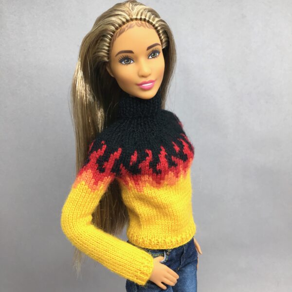 МК. Свитер «Пламя»