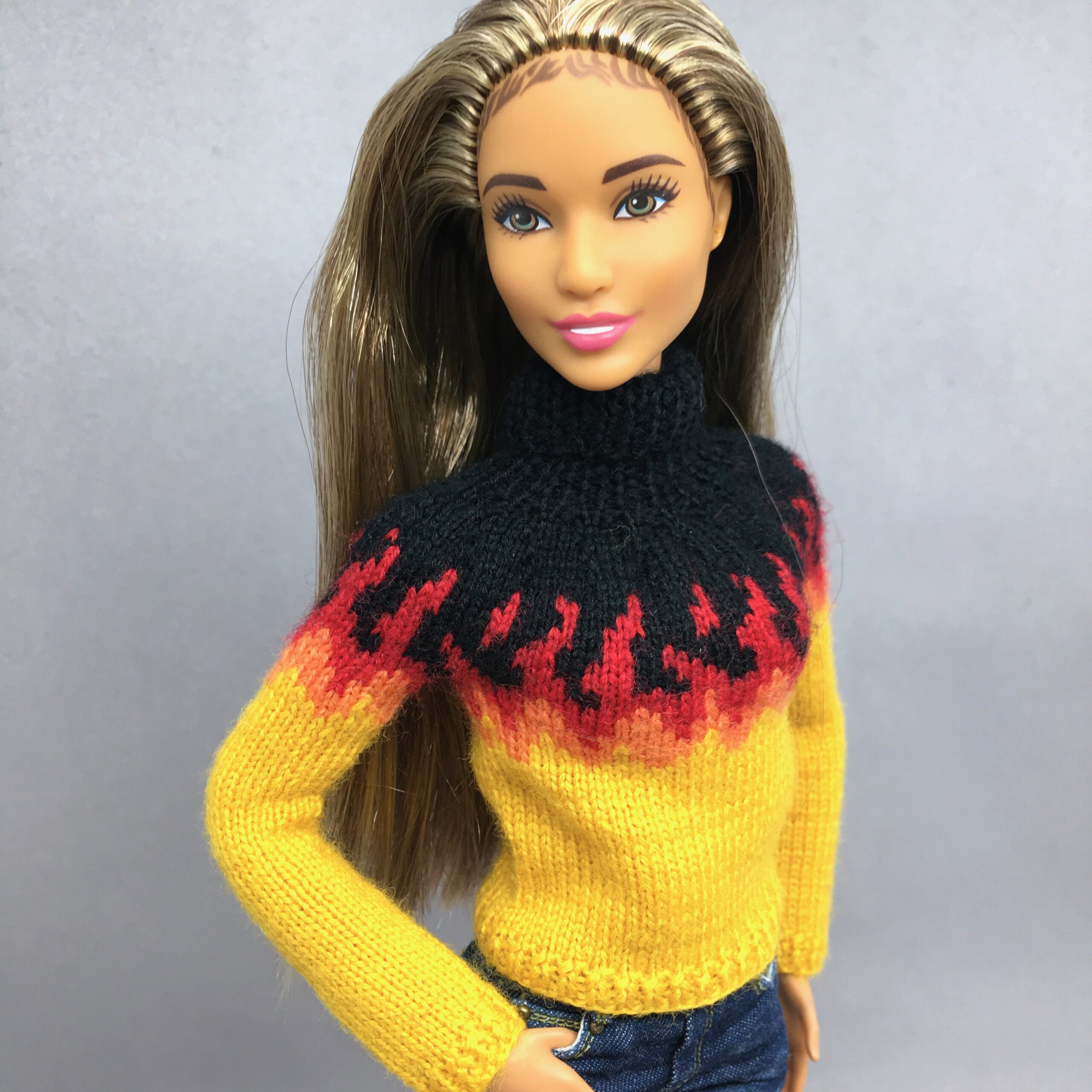 МК. Свитер «Пламя» — изображение 4