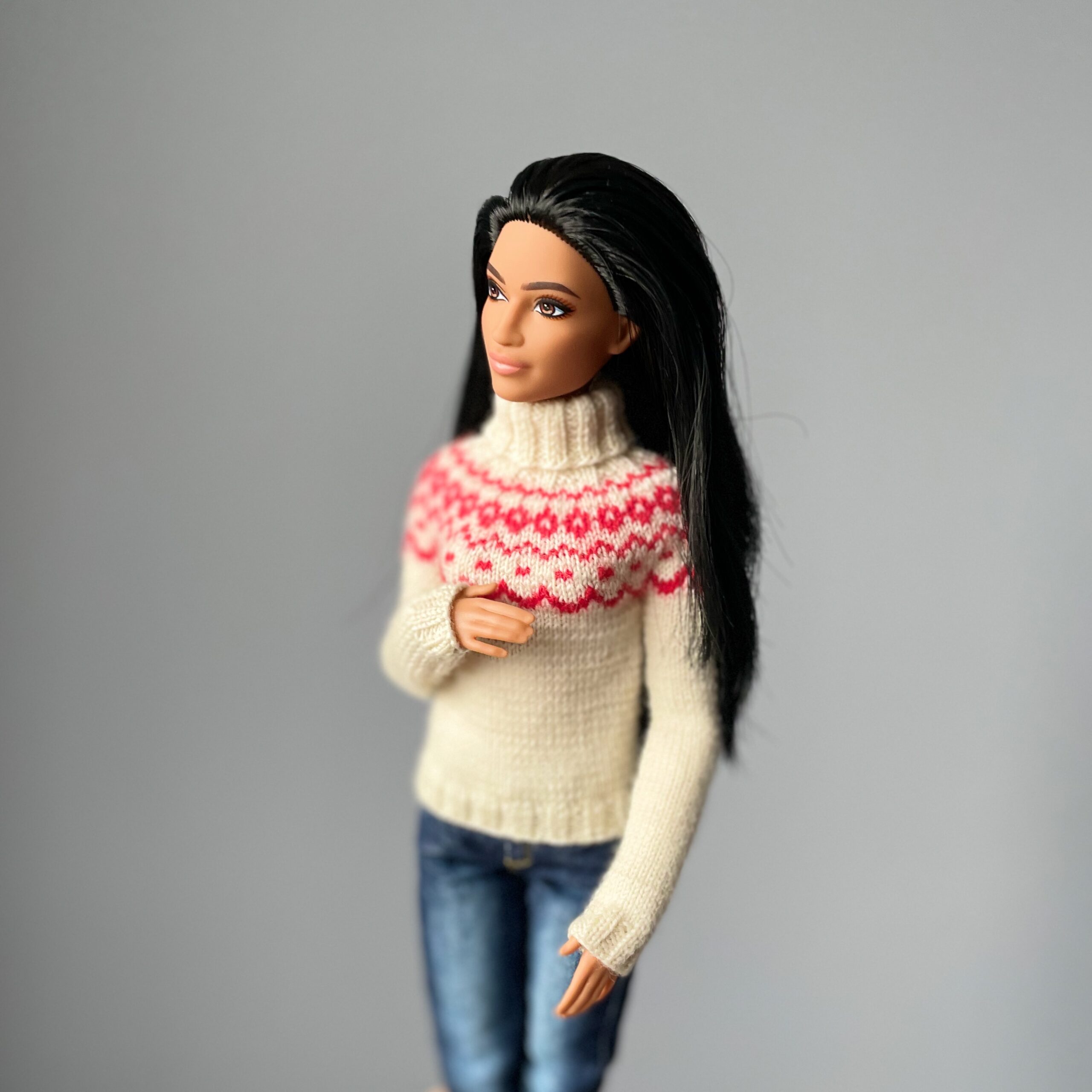 МК. Лопапейса «Новогодняя» для Барби — изображение 2