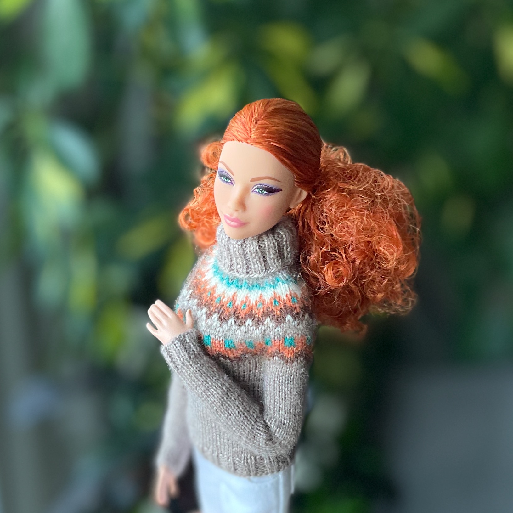 МК. Лопапейса «Новогодняя» для Барби — изображение 4