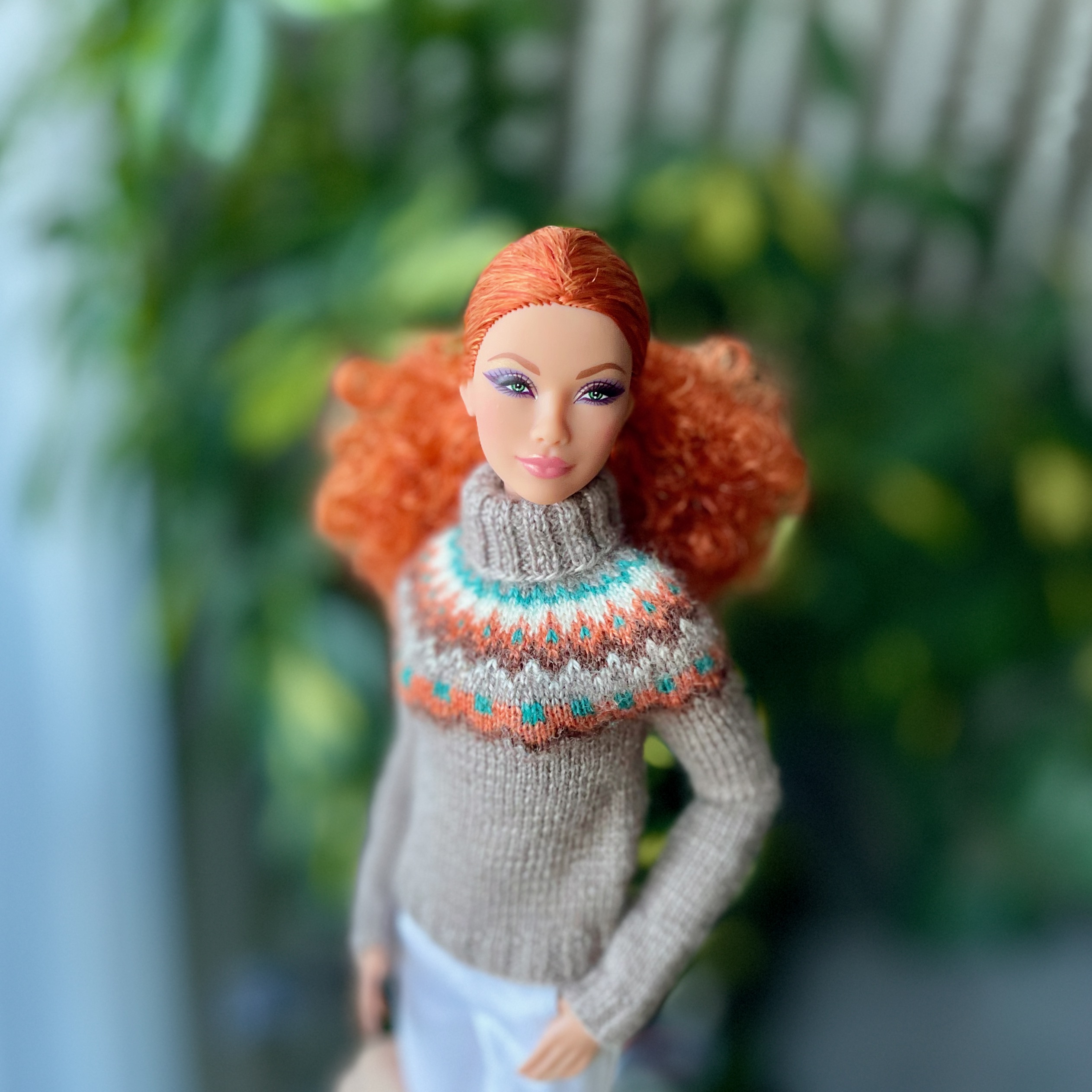 МК. Лопапейса «Новогодняя» для Барби — изображение 5