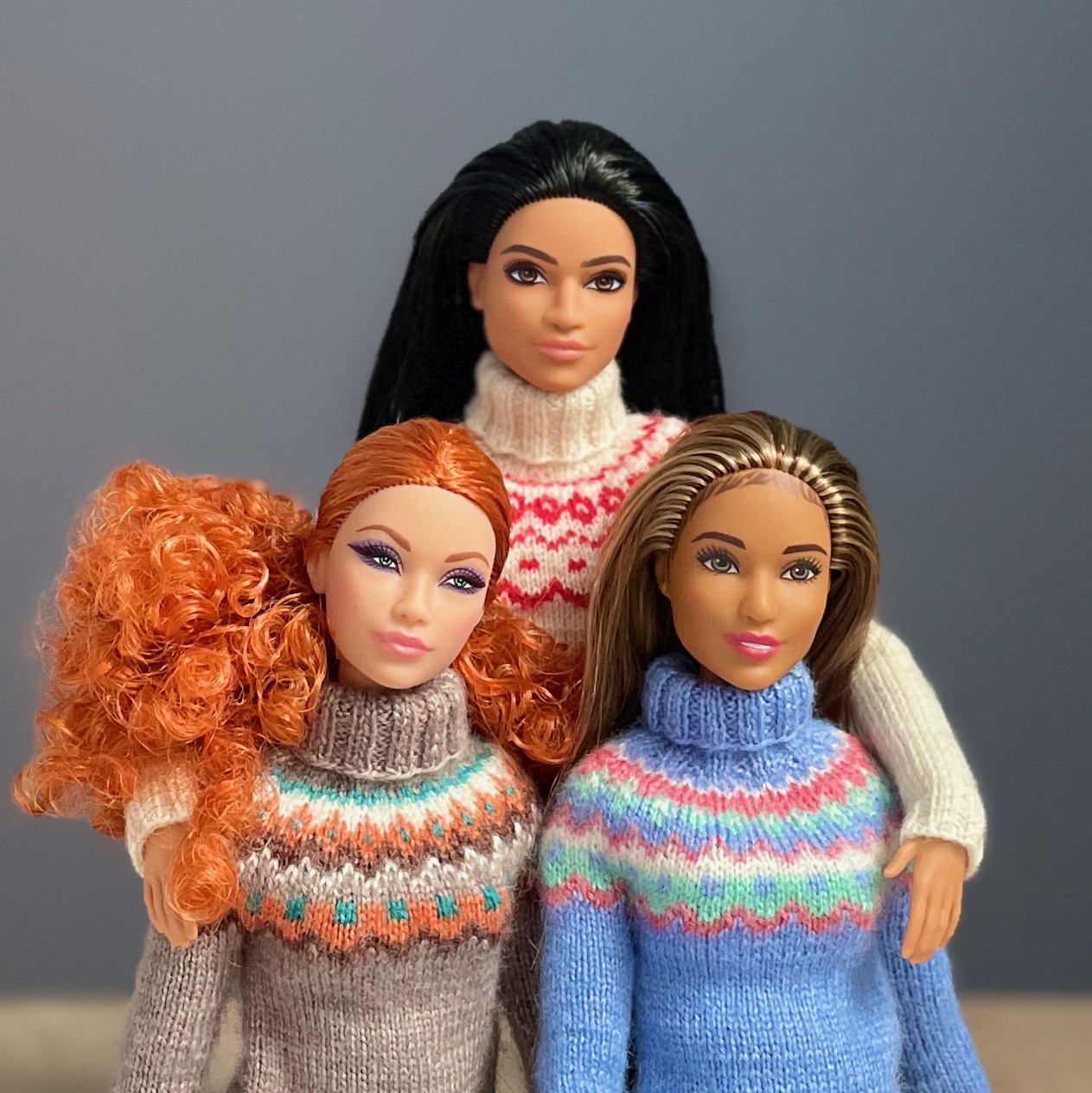 МК. Лопапейса «Новогодняя» для Барби