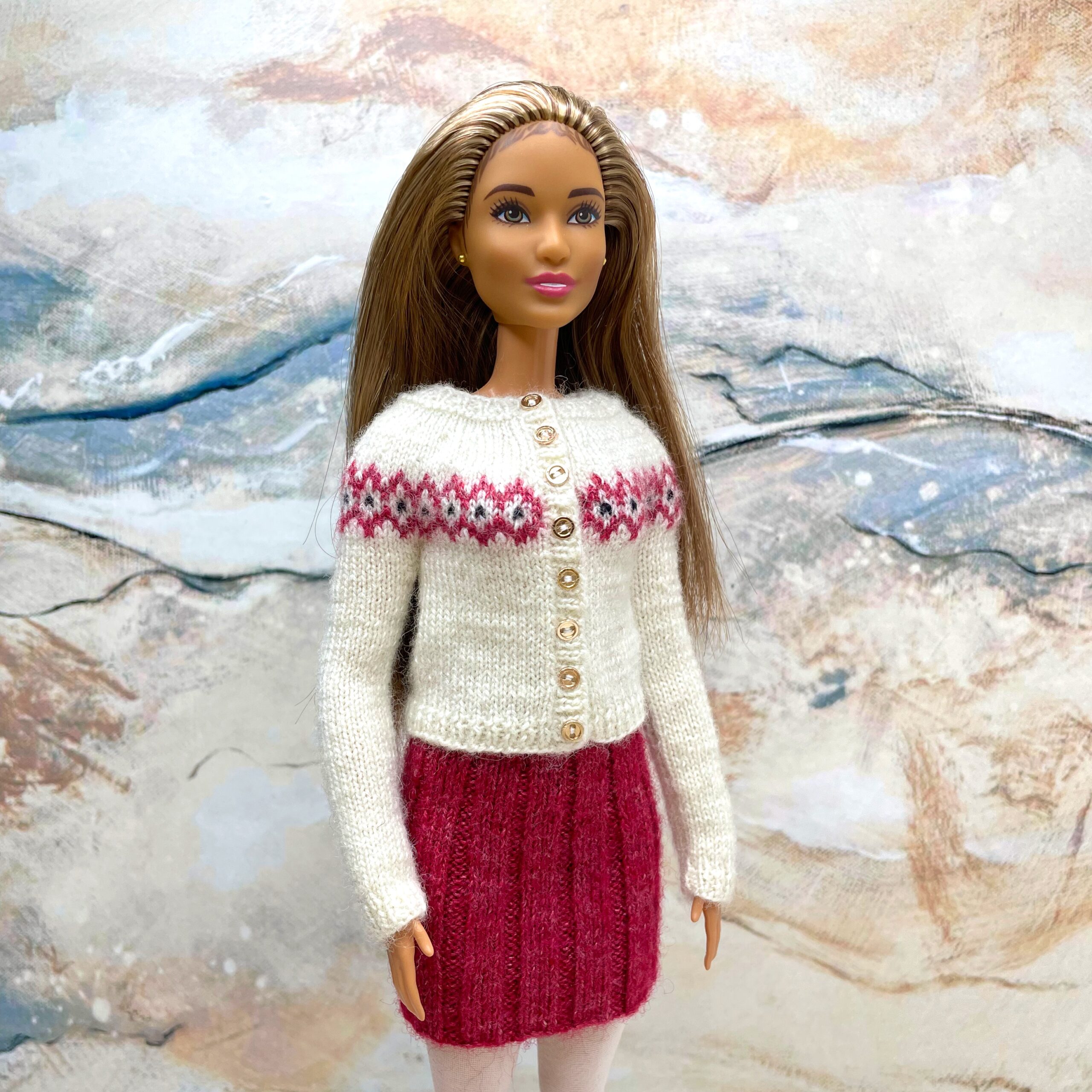 МК. Костюм «Зимняя вишня» — изображение 5