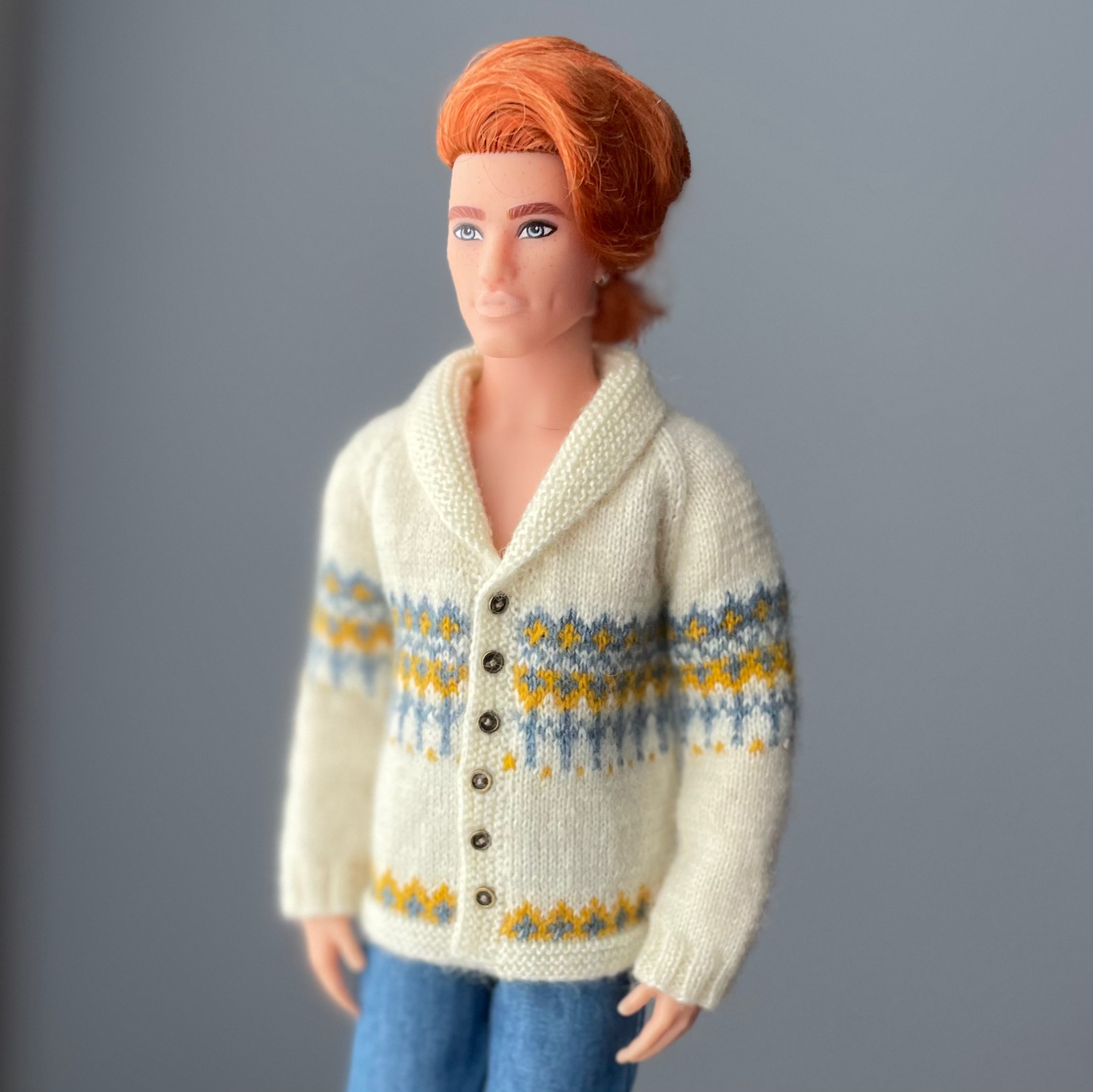МК. Кардиган «Английский стиль» для Кена — изображение 2