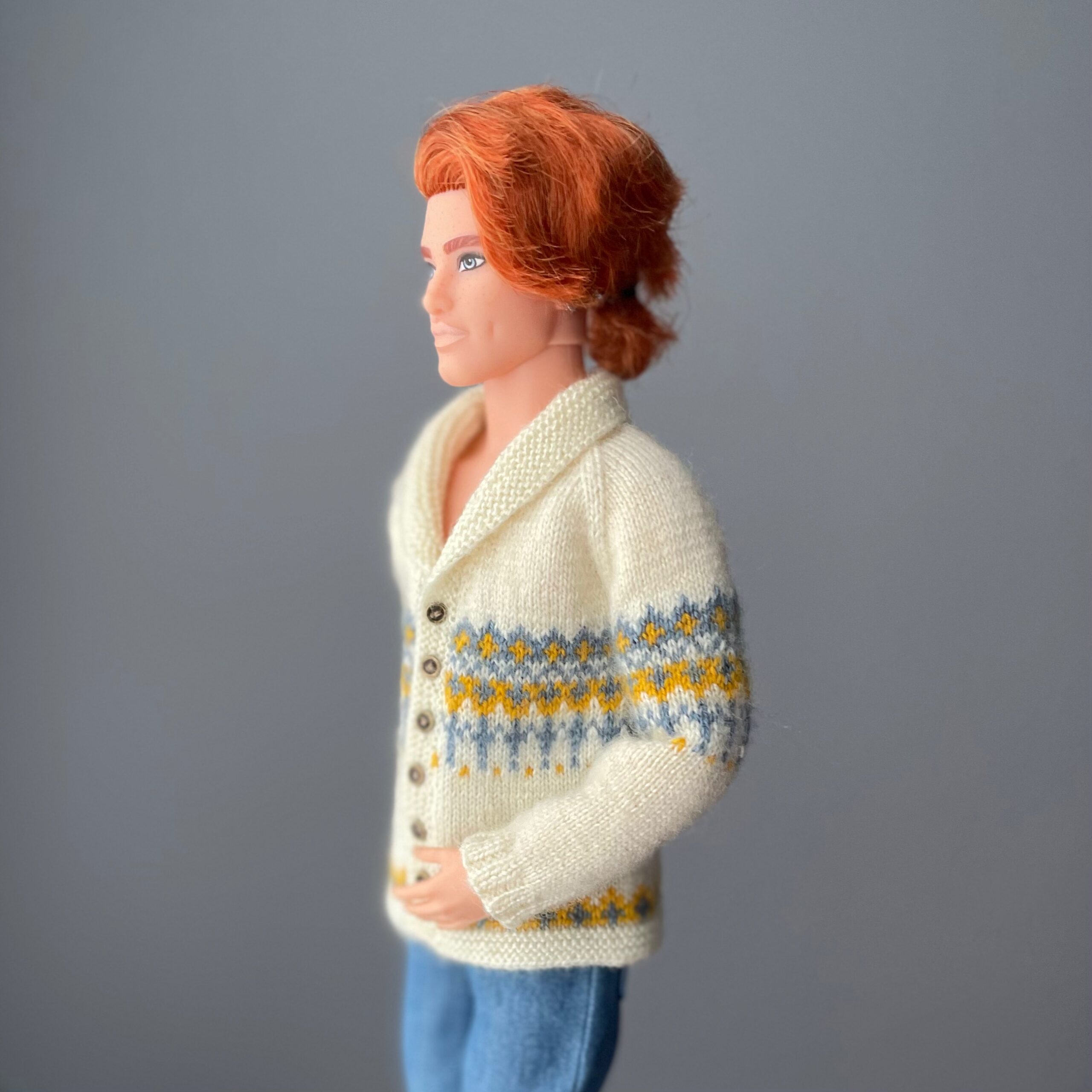 МК. Кардиган «Английский стиль» для Кена — изображение 3