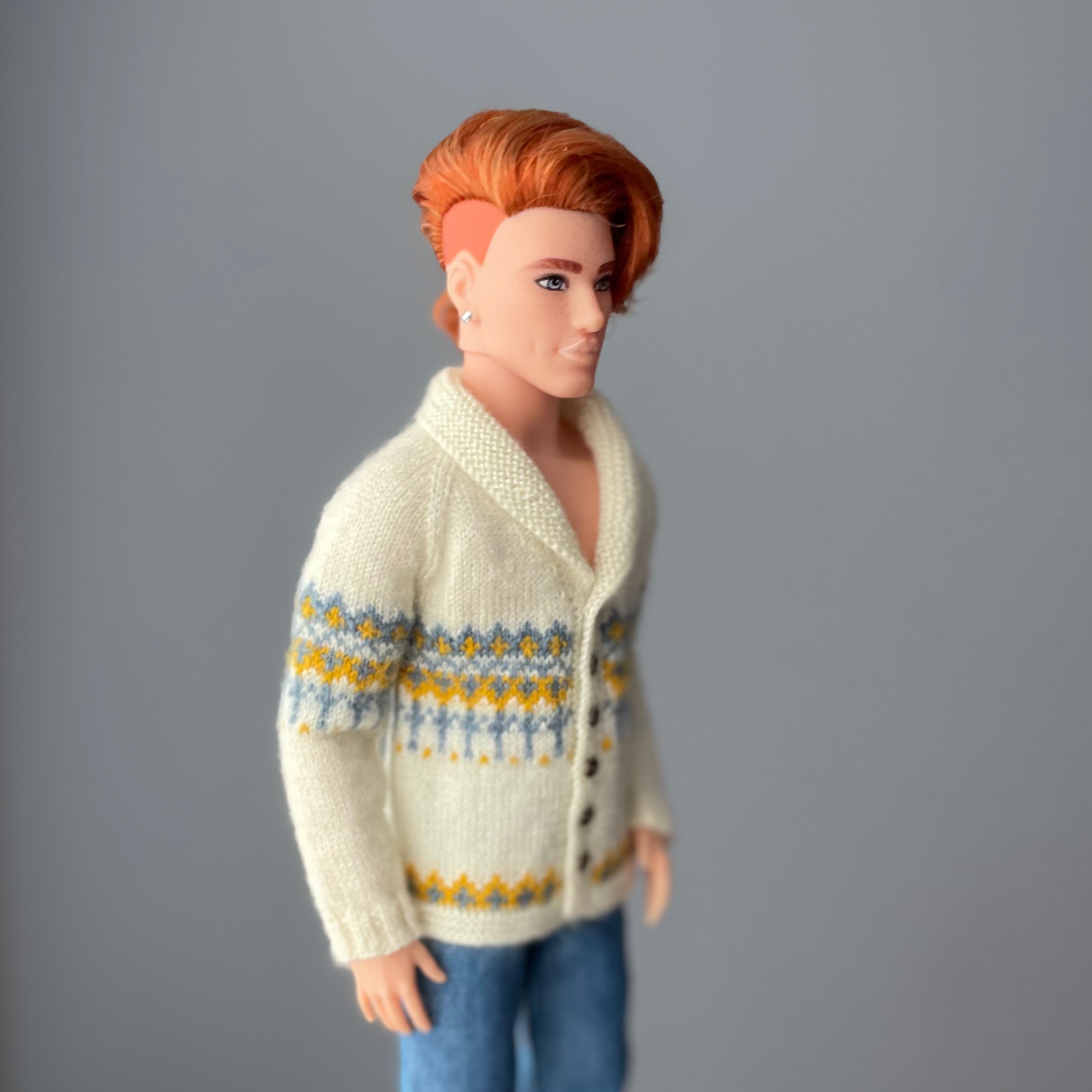 МК. Кардиган «Английский стиль» для Кена — изображение 4