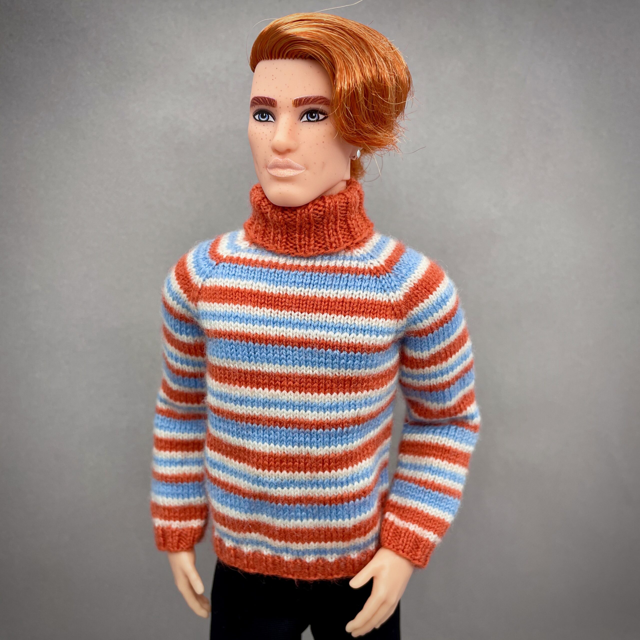 МК. Свитер в полоску для Кена — изображение 9