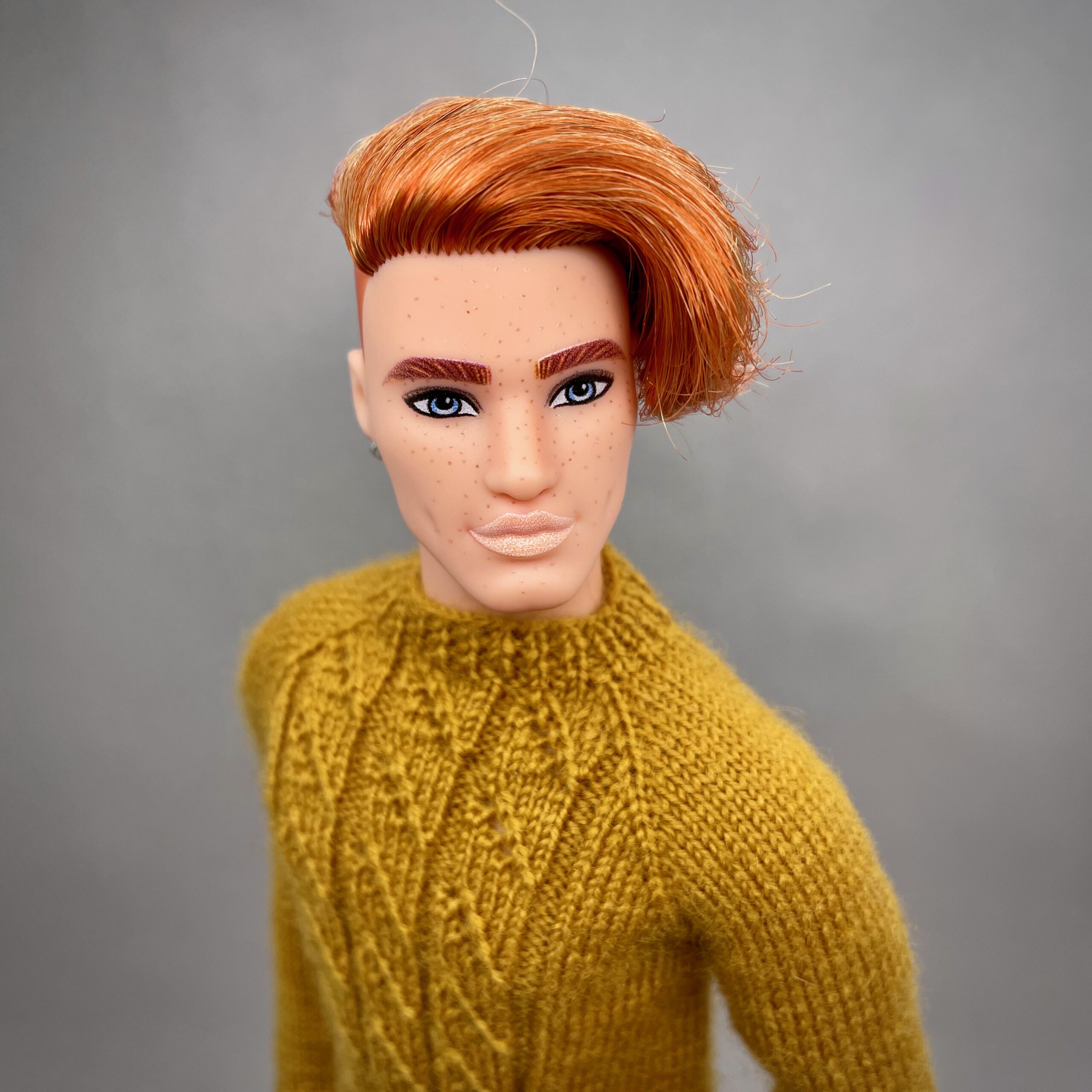 МК. Джемперы «Геометрия» в стиле Family Look для Барби и Кена — изображение 2