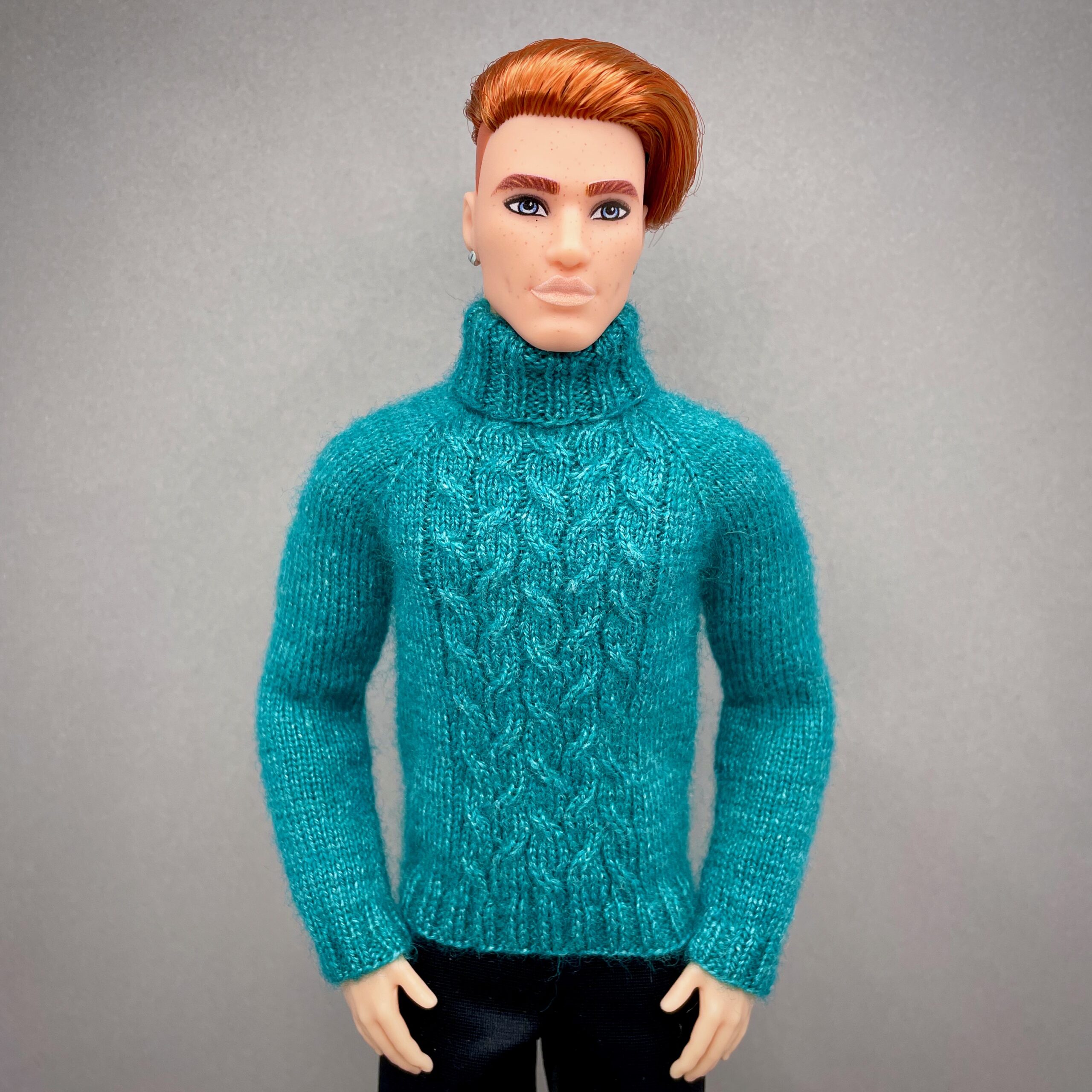 МК. Джемперы «Водолей» в стиле Family Look для Барби и Кена — изображение 13