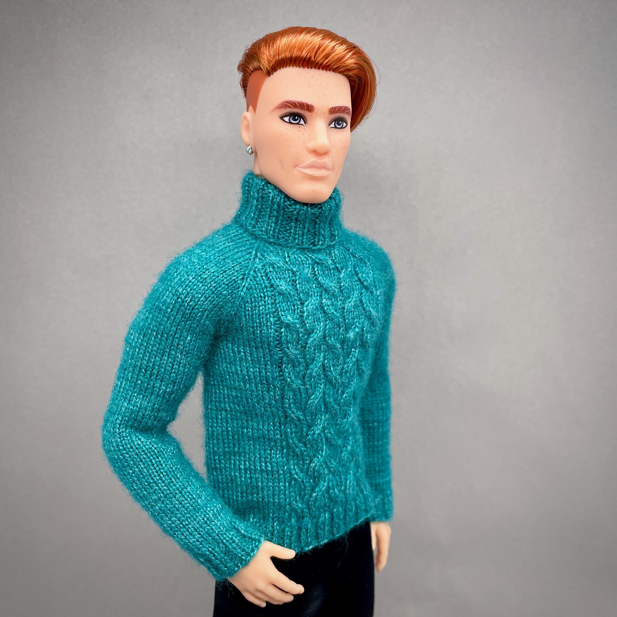 МК. Джемперы «Водолей» в стиле Family Look для Барби и Кена — изображение 12