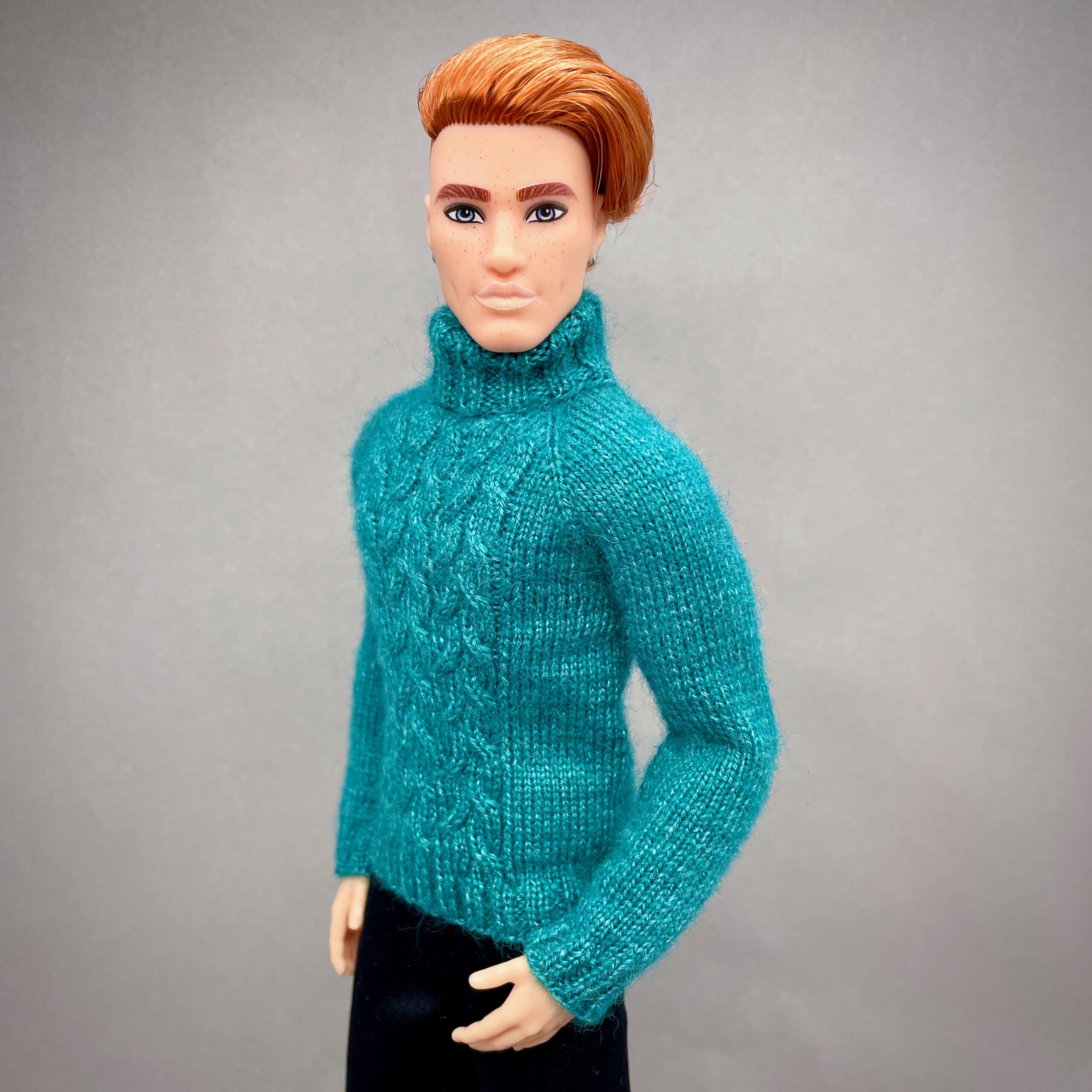 МК. Джемперы «Водолей» в стиле Family Look для Барби и Кена — изображение 11