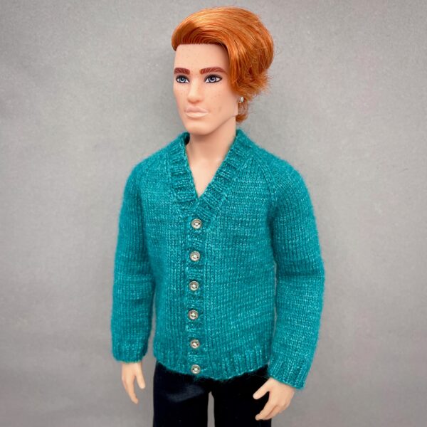 МК. Классический кардиган для Кена