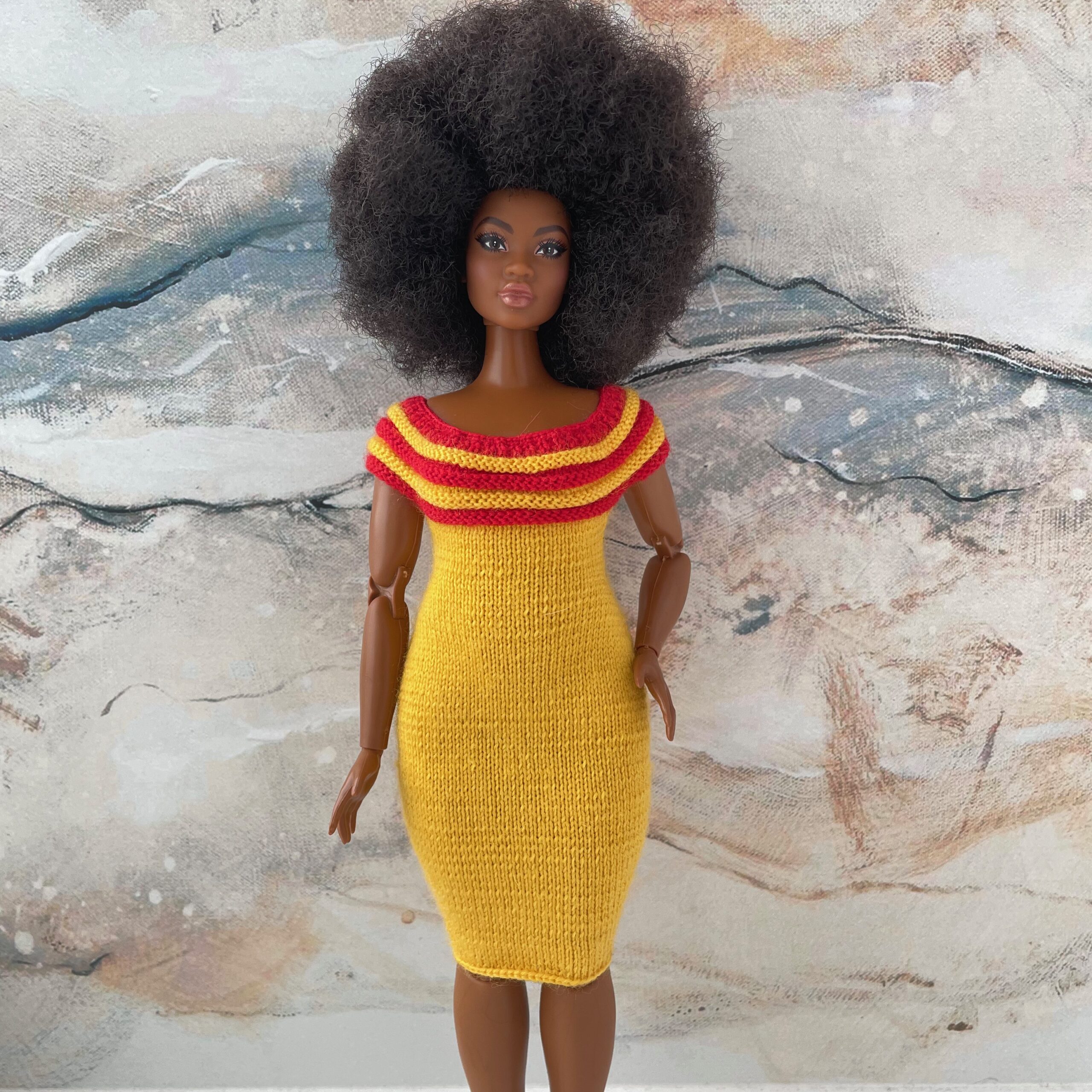 МК. Платье «Рио» для Барби пышки — изображение 2