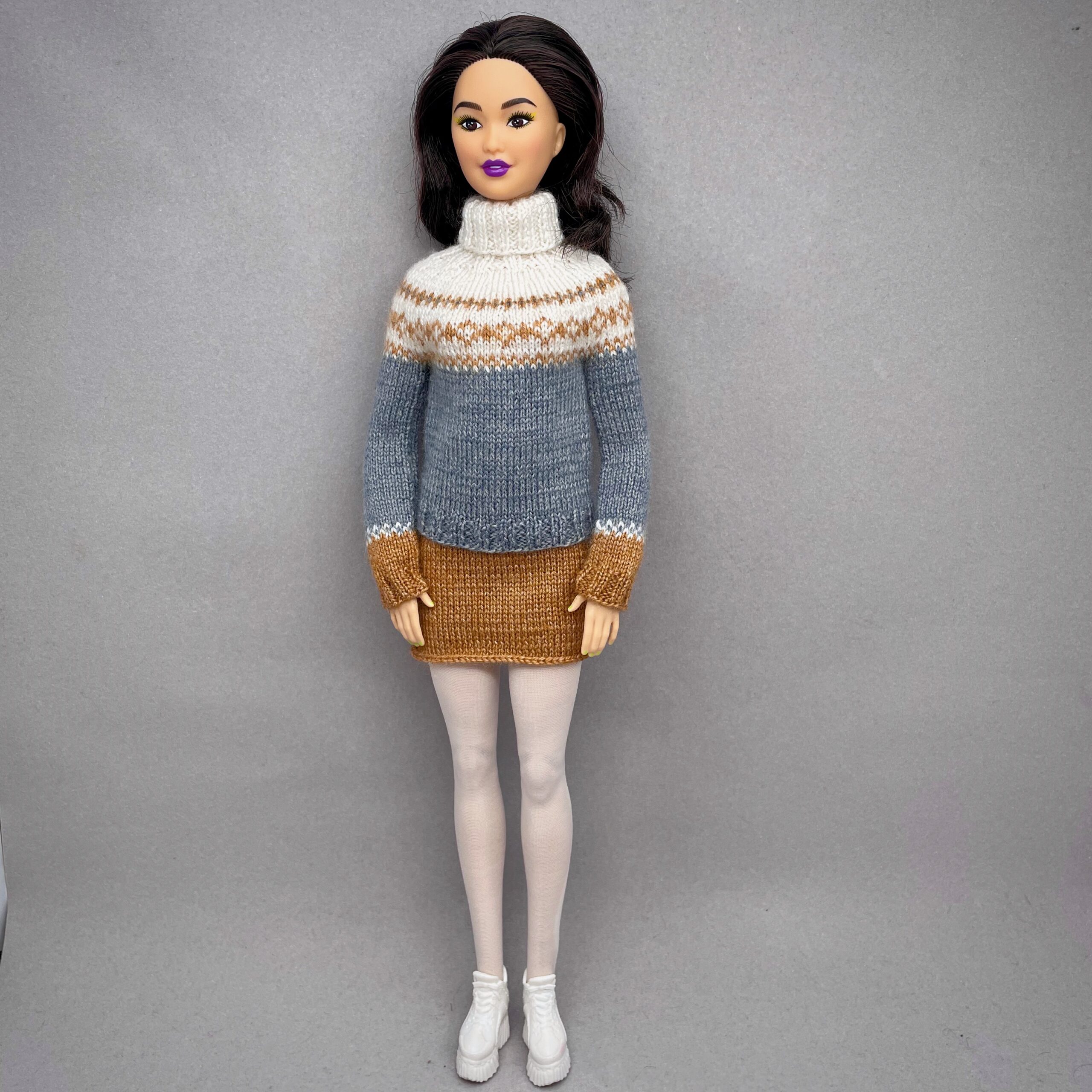 МК. Джемперы "Оникс" в стиле Family Look для Барби и Кена — изображение 6