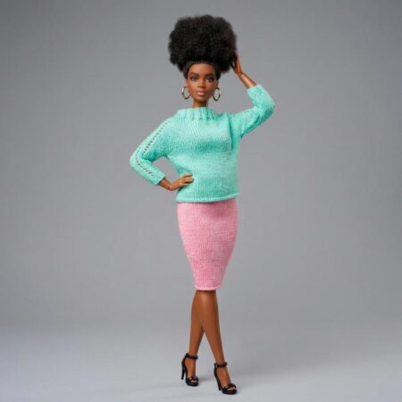 МК. Свитер-пончо и юбка-карандаш для Барби-­пышки