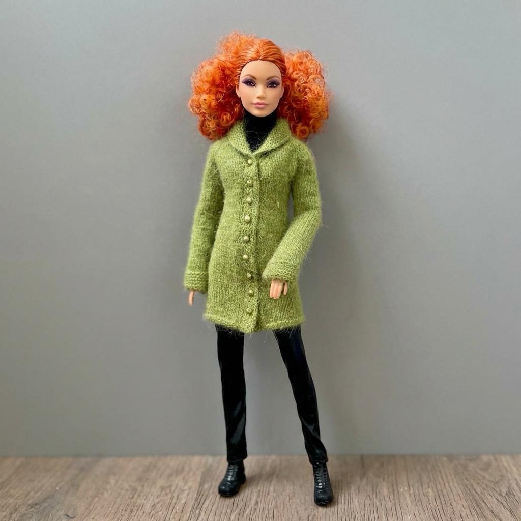 МК. Пальто для стандартной Барби