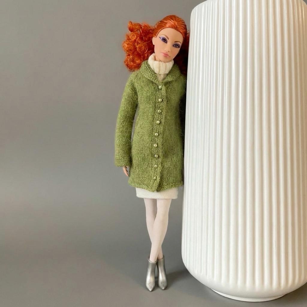 МК. Пальто для стандартной Барби — изображение 3
