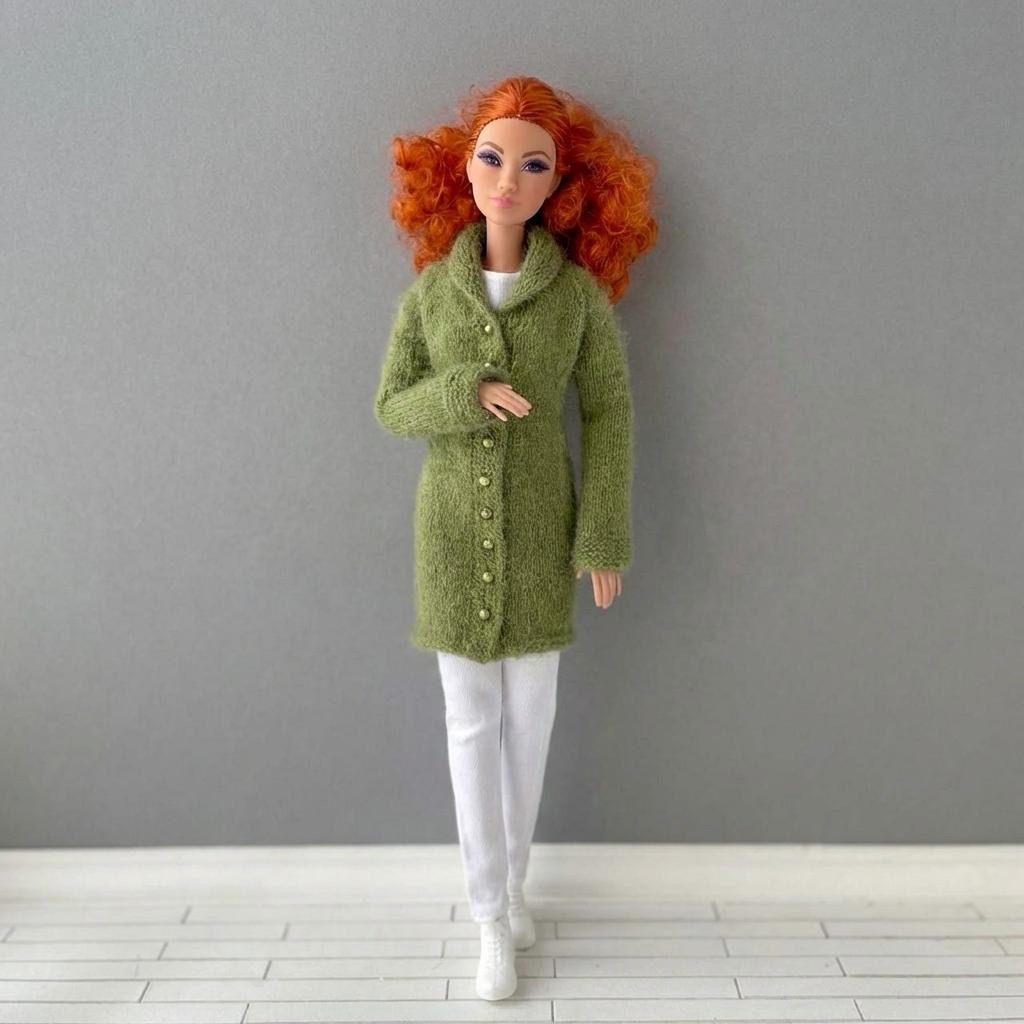 МК. Пальто для стандартной Барби — изображение 4