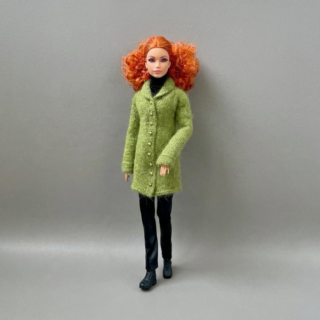 МК. Пальто для стандартной Барби — изображение 5