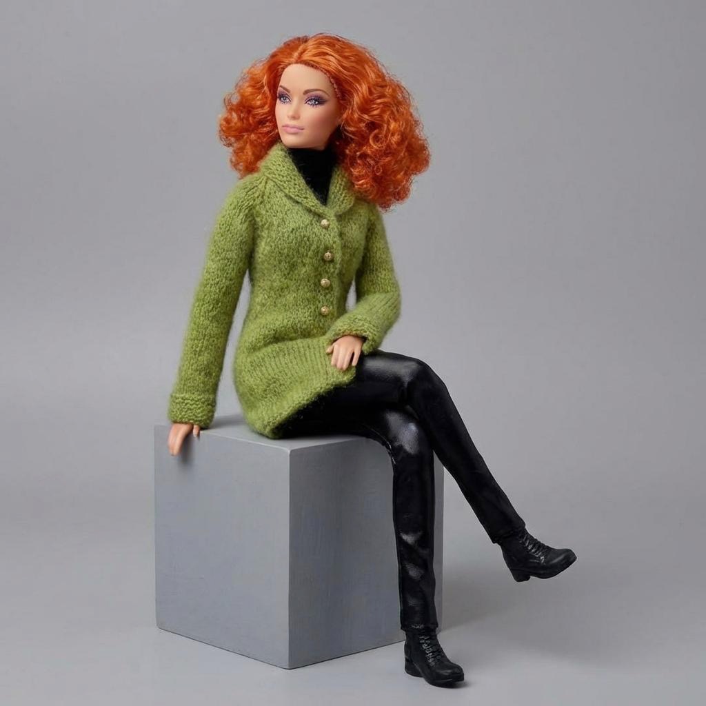 МК. Пальто для стандартной Барби — изображение 7