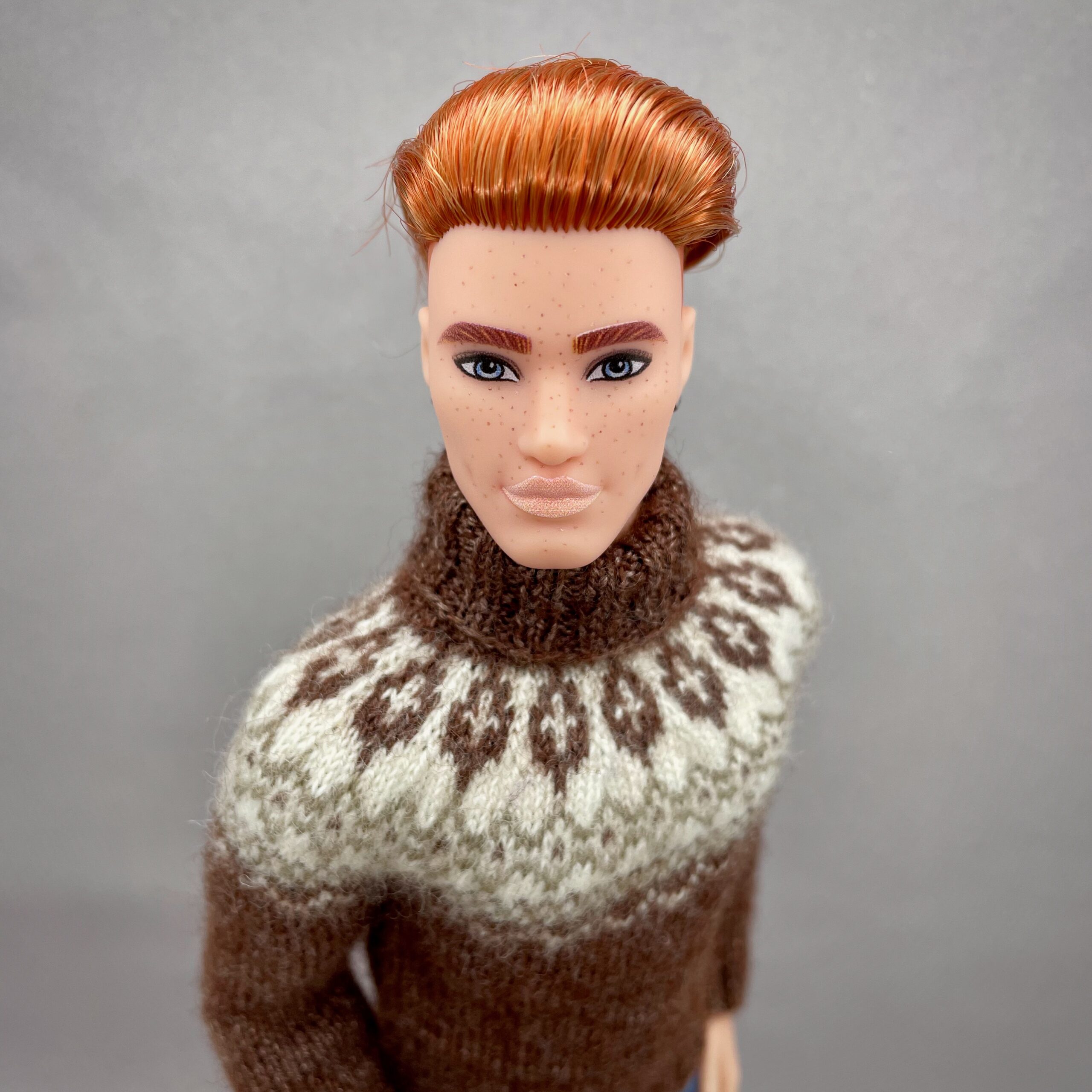 МК. Свитер «Норвежский» для Кена — изображение 5