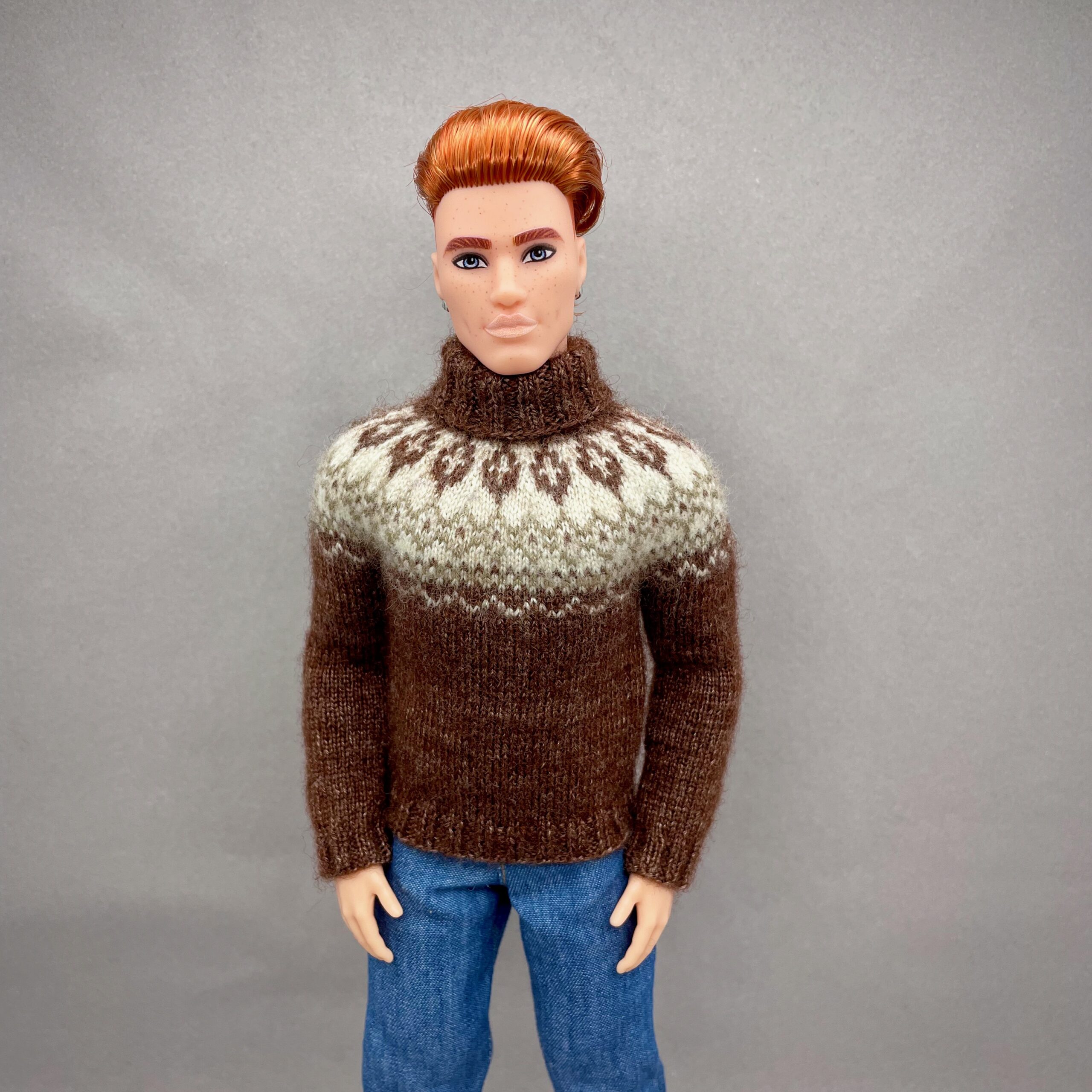 МК. Свитер «Норвежский» для Кена