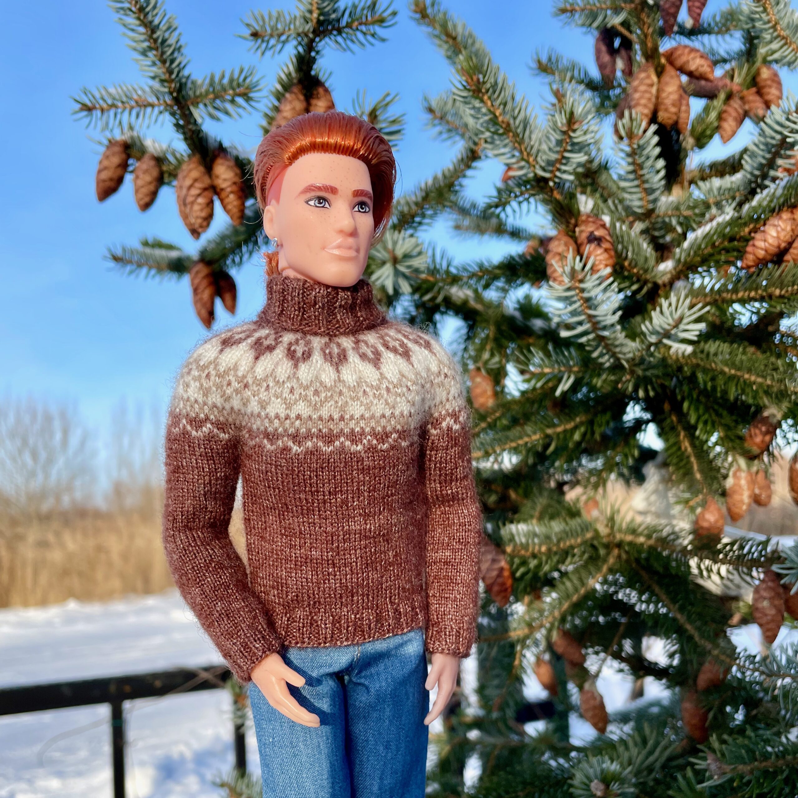 МК. Свитер «Норвежский» для Кена — изображение 2