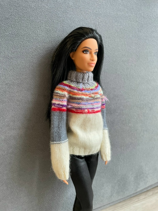 МК. Свитер «Гранж» для стандартной Барби.